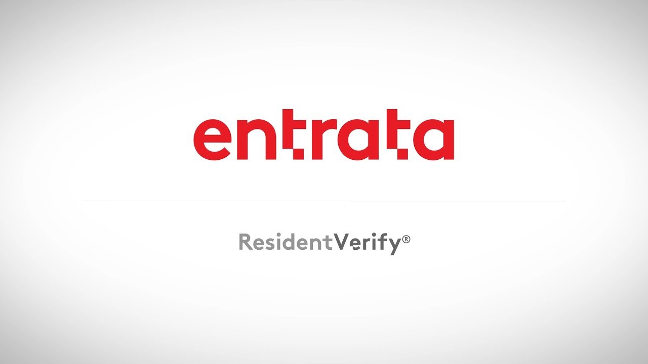 Entrata S Residentverify Youtube