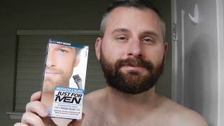 How To Dye Your Beard - Using Just For Men Mustache & Beard