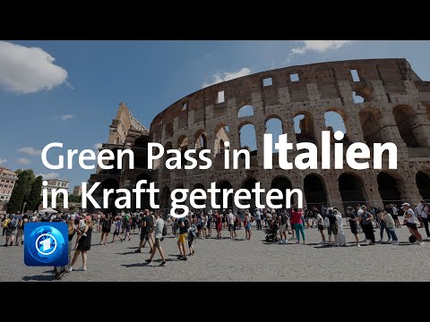 Corona-Nachweis: Green-Pass-Pflicht in Italien in Kraft getreten