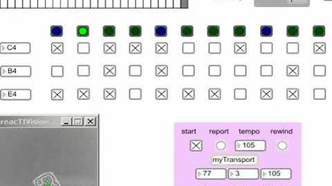 DIY Reactable - take 1 [Reactivision & Max/Msp]
