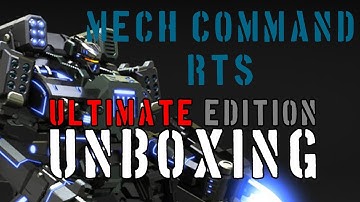 Mech Command RTS kickstarter Ultimate Bundle unboxing | in 4k