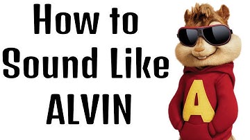 How to Sound Like Alvin (Audacity) | How to Sound Like Ep. 2