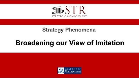 STR Virtual Symposium: Broadening our View of Imitation