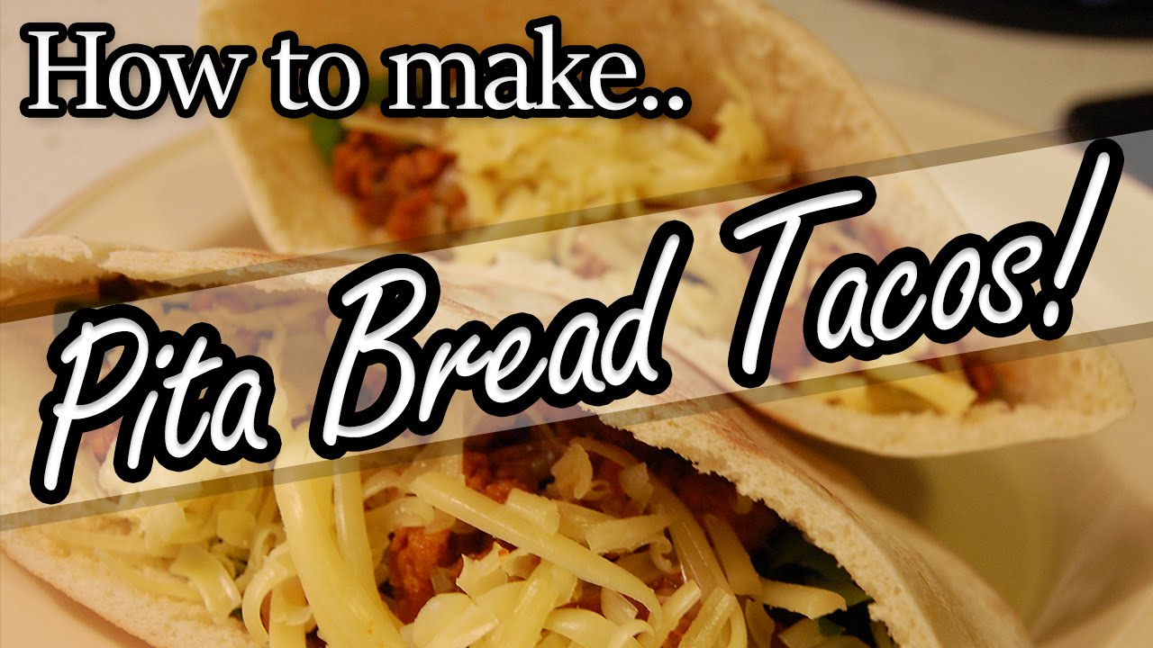 How to Make Vegan Pita Bread Tacos episode scooby_raw_fitness YouTube