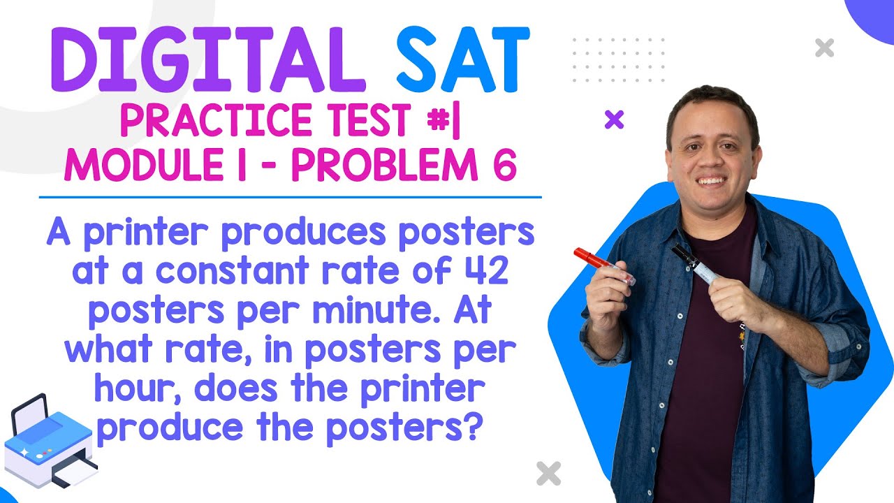 Digital SAT Practice Test #1 | Module 1 - Problem 6 (conversión de ...
