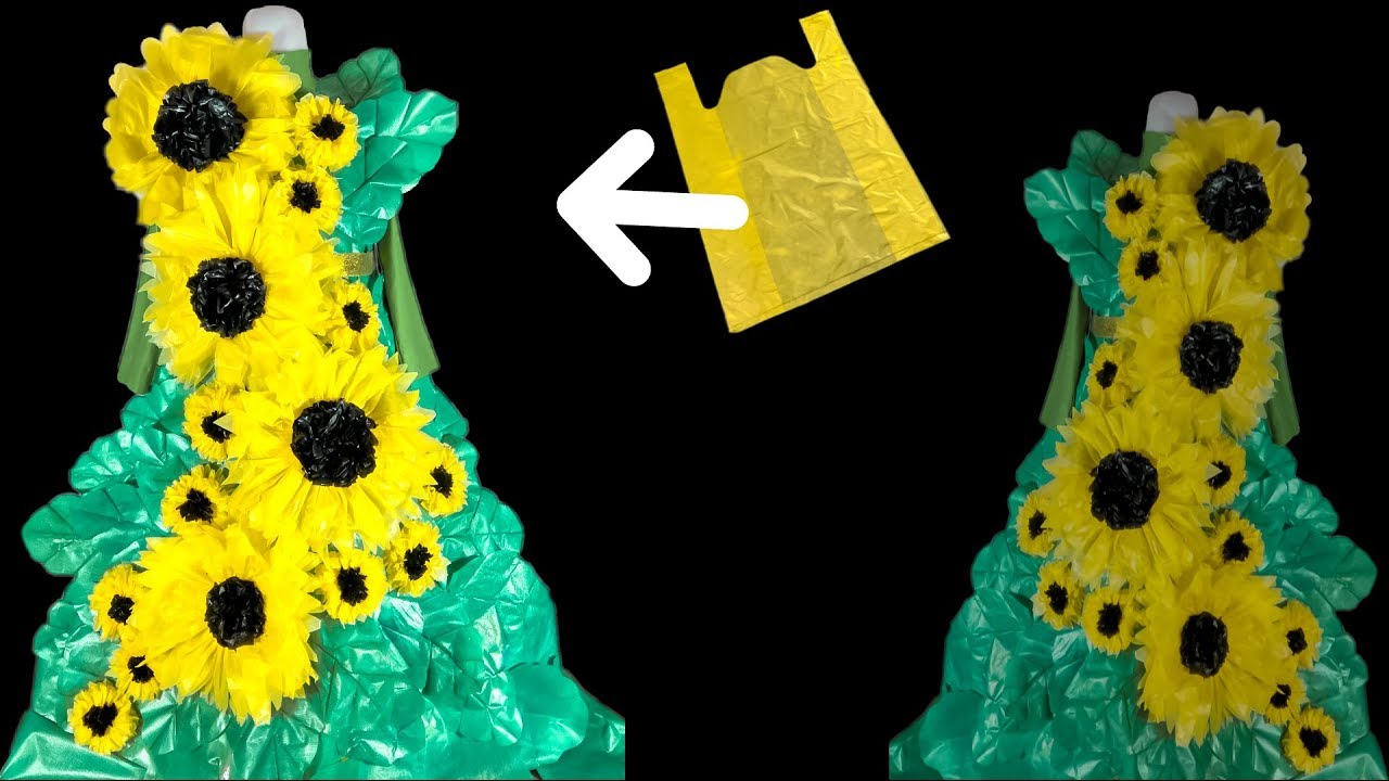Cara Membuat Costum Bunga Matahari Dari Plastik Dan Karung Untuk Karnaval Agustusan Youtube