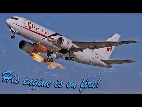 [REAL ATC] AeroUnion B762 suffers a BIRDSTRIKE out of LAX!