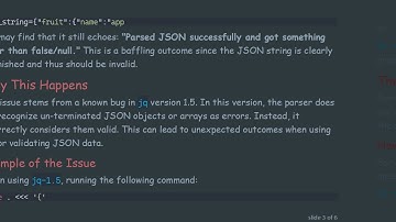 Troubleshooting jq JSON Validation: Common Issues and Fixes