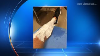 Grill explodes during Texans watch party, one badly burned