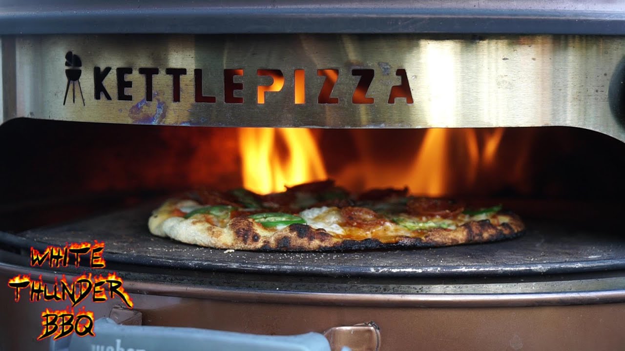 KettlePizza Setup V2 and a S'mores Calzone YouTube
