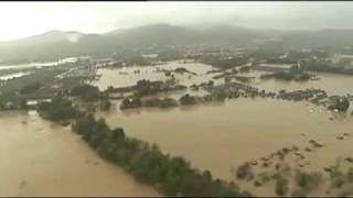 Inondations Var , vue du ciel, 6 novembre 2011