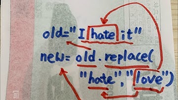 手寫Python 程式設計replace