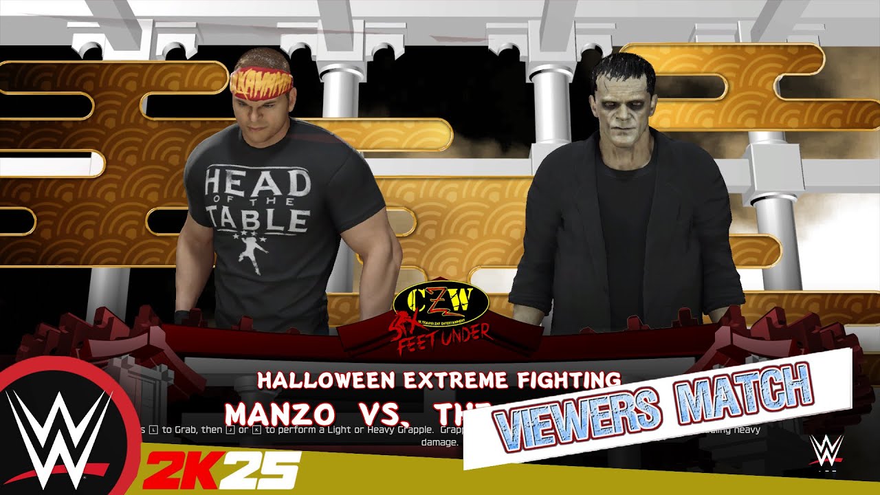 WWE 2k25 Peoples Choice - Ambulance Match - Manzo VS Frankenstein