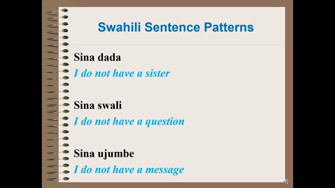 Master 75 Most Used Swahili Sentence Patterns For Beginners 