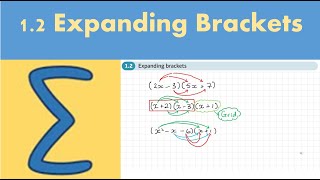 1.2 Expanding brackets (Pure 1 - Chapter 1: Algebraic expressions)