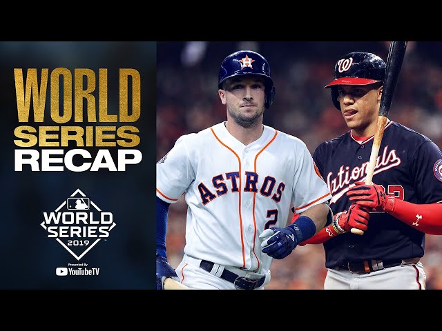 Nationals and Astros battle it out for 7 games!  2019 World Series Full  Recap + Highlights 