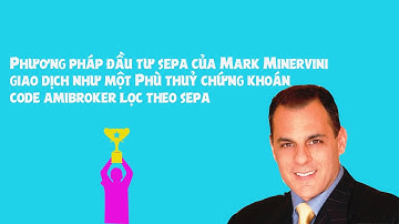 Phương pháp đầu tư chứng khoán SEPA của Mark Minervini - Code Amibroker lọc cổ phiếu theo SEPA
