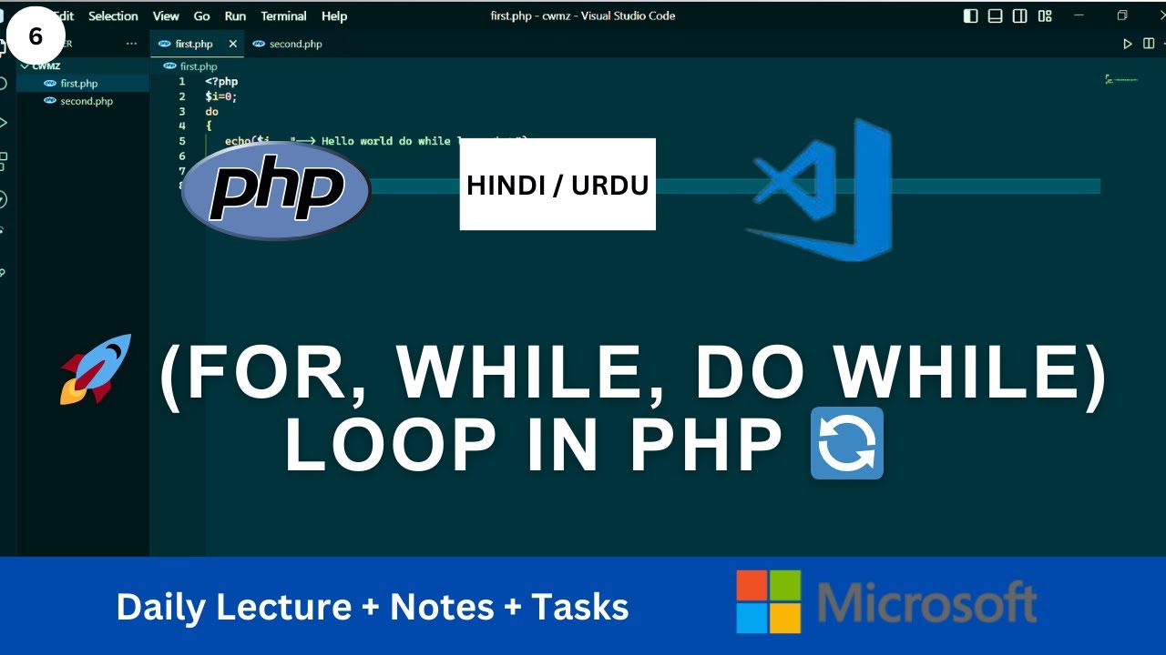 lect 6 || 🚀 For Loop, While Loop, and Do While Loop Explained! in php ...