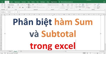 Cách phân biệt hàm Sum và hàm Subtotal trong excel cực dễ | Cô Giáo Khuyên