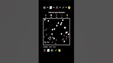 Round 103 RPSLS. Vote in comment. #asmr #animated #rockpaperscissors #adhd #simulation #satisfying