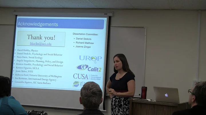 Beth Karlin Ph.D. Thesis Defense
