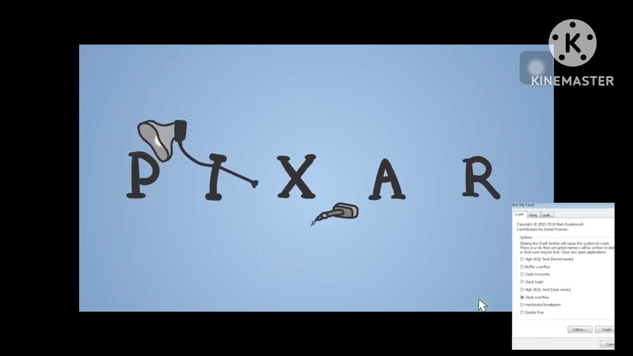 Pixar Intro Parody by Art de Art has BSOD