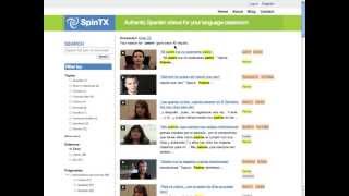 Getting started with the SpinTX video archive
