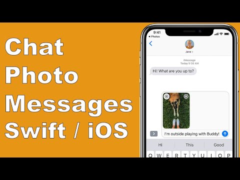 Chat Photo Messages in App (Swift 5, Xcode 11) - iOS