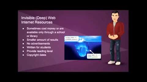 Invisible Web And Surface Web Resources