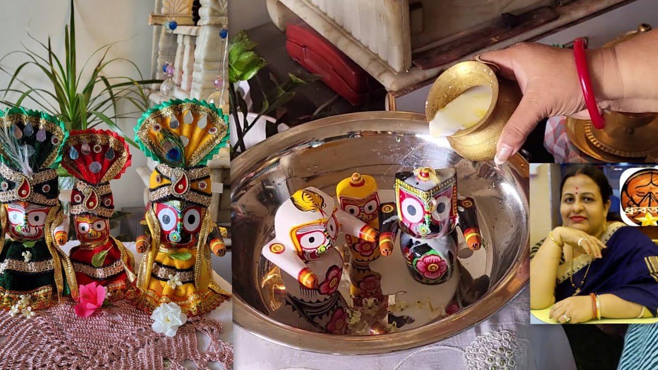 "Snana Yatra of Lord Jagannath at Our Home | Divine Rituals & Devotion"  Jay Jagannath ❤️
