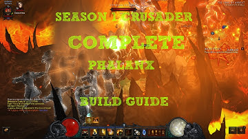Diablo 3(RoS) -S1- COMPLETE Phalanx - Army Crusader Build Guide - Revisited -T6