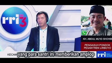 TABAYYUN TRANS7 KE LIRBOYO: PESANTREN BUKA SUARA SOAL POLEMIK TAYANGAN KONTEN KIAI