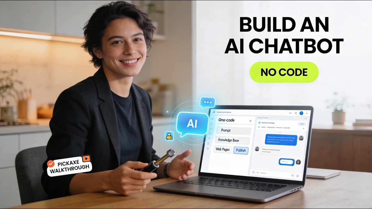 Build a No‑Code AI Chatbot in Pickaxe (Step‑by‑Step Builder Walkthrough ...