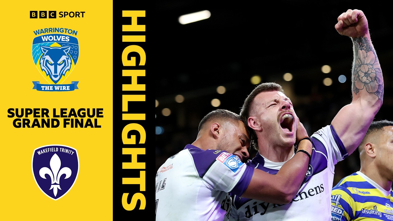 First Win Since 1968! | Warrington Wolves v Wakefield Trinity Highlights | Super League Grand Final
