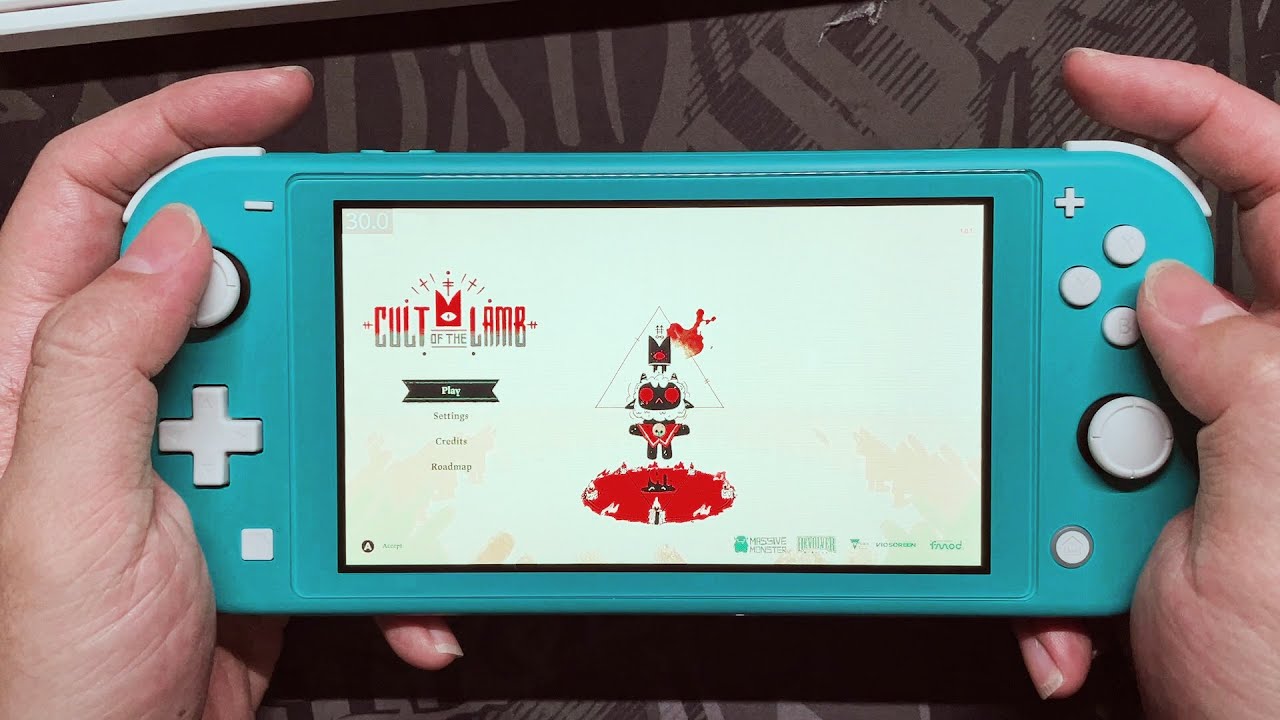 Cult Of The Lamb Gameplay Nintendo Switch LITE - YouTube