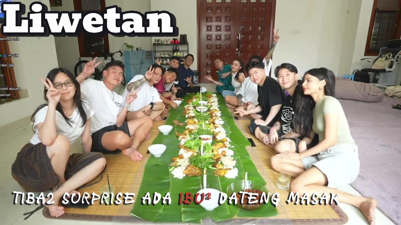 TIBA2 ADA IBU2 DATENG KE LIVESTREAM REZA ARAP BUAT MASAK