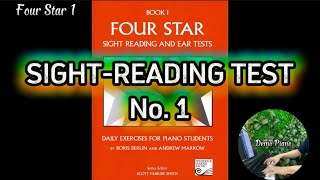 SIGHT-READING TEST No.1 | Book 1 - FOUR STAR SIGHT READING AND EAR TESTS