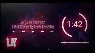 d geo band - semestinya engkau bahagia || lagu pop indonesia terbaru 2022