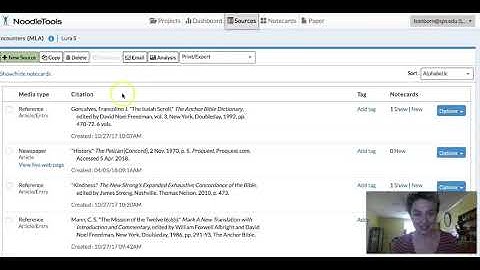 Using NoodleTools for In-Text Citations