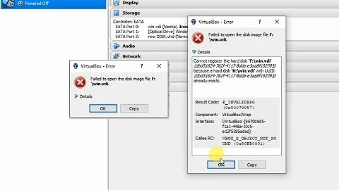 How to Fix Oracle VirtualBox UUID already exists Errors  "Failed to open the disk image file ..."