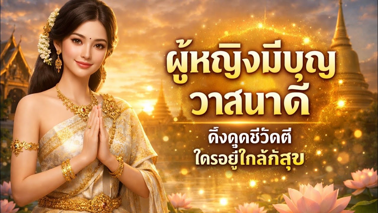 5 ลักษณะผู้หญิงมีบุญ วาสนาดี ใครอยู่ใกล้ชีวิตจะดีขึ้นโดยไม่รู้ตัว#ธรรมะสร้างชีวิต #ธรรมะ 