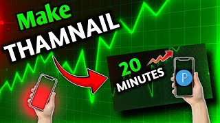 HOW TO MAKE 🤩YOUTUBE THUMBNAILS || YOUTUBE THUMBNAIL KAISE BANAYE MOBILE SE?🥳