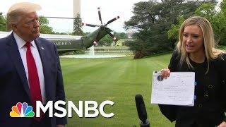 Trump White House Now Claims It Had A Pandemic Plan All Along | The 11th Hour | MSNBC