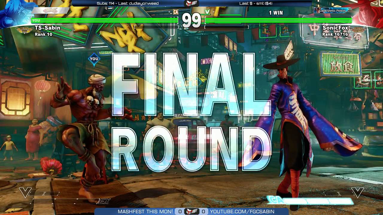 vsco meaning SF5 Netplay Sets - TS Sabin vs cR SonicFox [720p/60fps]