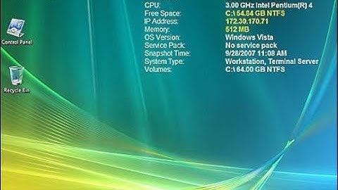 BgInfo setup and configuration