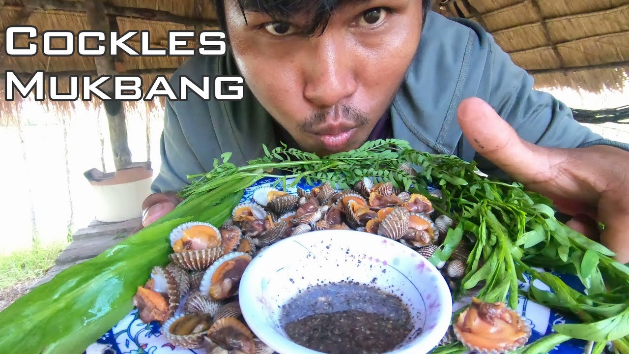 MUKBANG eating COCKLES with Pepper Salt and Lemon Juice | EATING SOUNDS ...