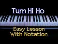 Tum hi ho keyboard notation  tum hi ho notes  music sir notation 