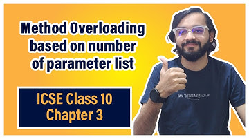 Method Overloading Program 01 | ICSE Class 10 | Arth Vahaluwala