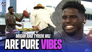 Micah plays American Football with Miami Dolphins' Tyreek Hill 🏈 | UCL Today | CBS Sports Golazo