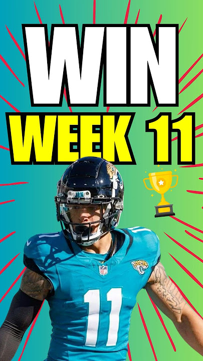 Top 5 WAIVER WIRE & Roster Moves for Week 11 in 2025 Fantasy Football 🔥